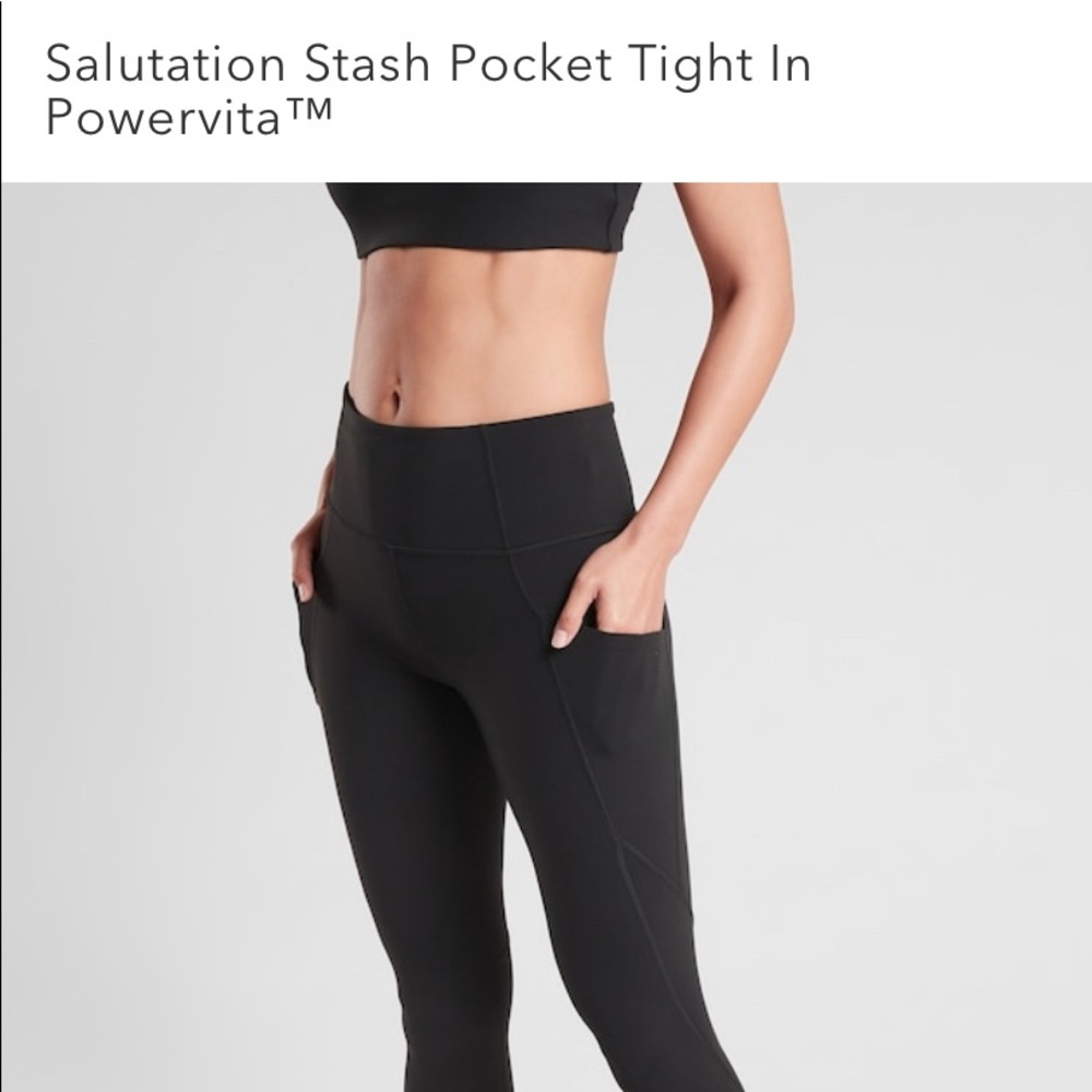 Athleta Tights- orange
